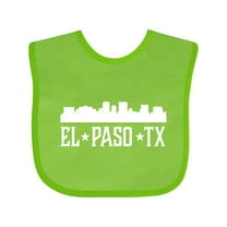 Inktastic El Paso Texas Skyline TX Cities Boys or Girls Baby Bib