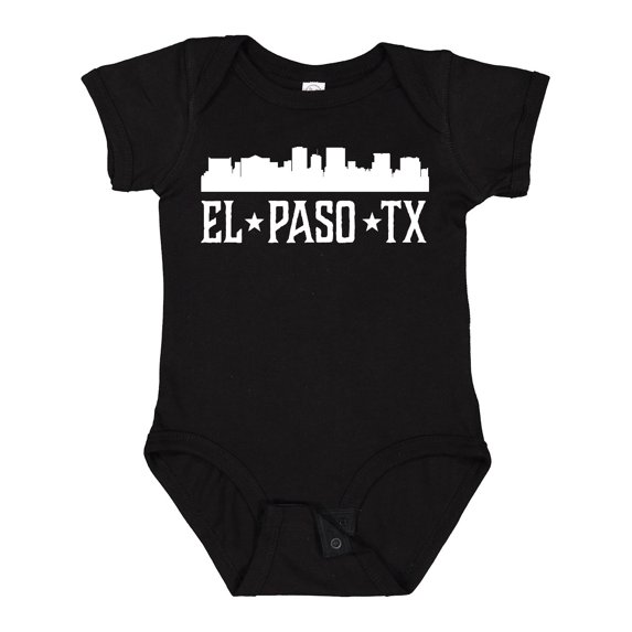 Inktastic El Paso Texas Skyline TX Cities Boys or Girls Baby Bodysuit