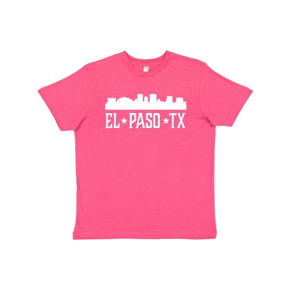 Inktastic El Paso Texas Skyline TX Cities Youth T-Shirt