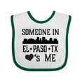 thumbnail image 1 of Inktastic El Paso Texas Someone Loves Me Skyline Boys or Girls Baby Bib, 1 of 4