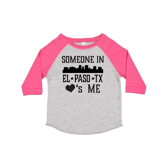 Inktastic El Paso Texas Someone Loves Me Skyline Boys or Girls Toddler T-Shirt