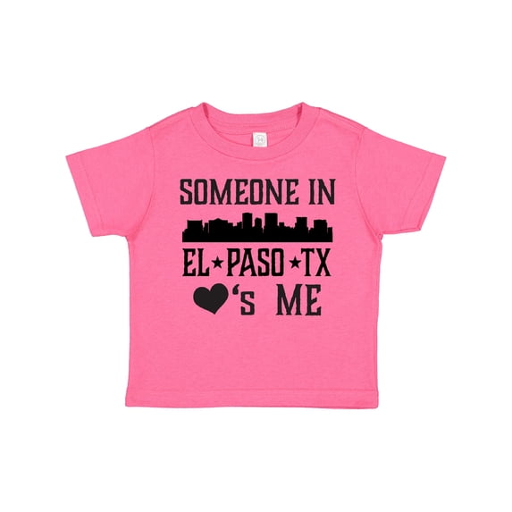 Inktastic El Paso Texas Someone Loves Me Skyline Boys or Girls Toddler T-Shirt