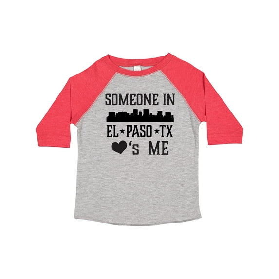 Inktastic El Paso Texas Someone Loves Me Skyline Boys or Girls Toddler T-Shirt