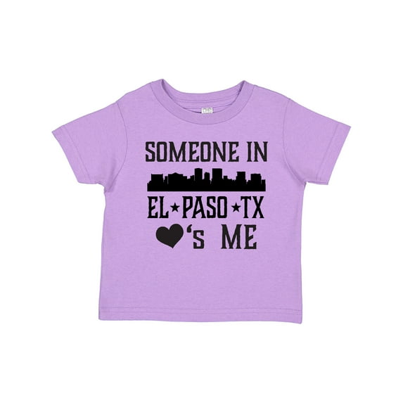 Inktastic El Paso Texas Someone Loves Me Skyline Boys or Girls Toddler T-Shirt