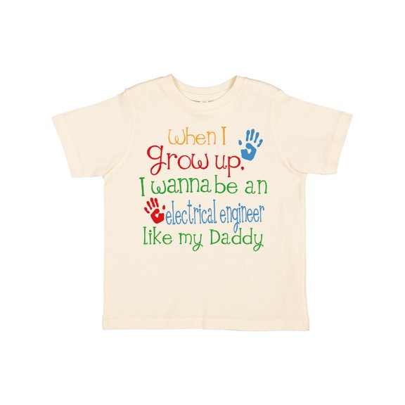 Inktastic Electrical Engineer Like Daddy Boys or Girls Toddler T-Shirt