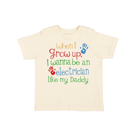 Inktastic Electrician Like Daddy Boys or Girls Toddler T-Shirt