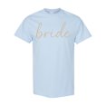thumbnail image 1 of Inktastic Elegant Bride Script Minimalist Typography T-Shirt, 1 of 5