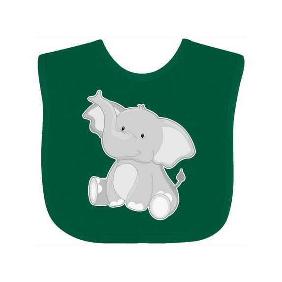 Inktastic Elephant Boys or Girls Baby Bib
