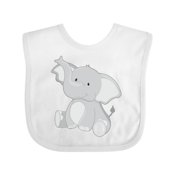 Inktastic Elephant Boys or Girls Baby Bib