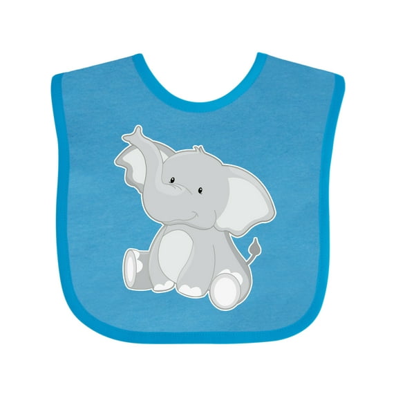 Inktastic Elephant Boys or Girls Baby Bib