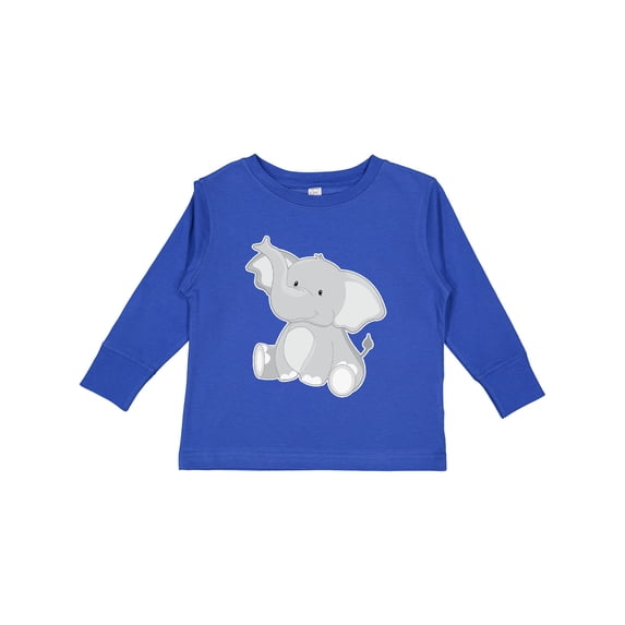 Inktastic Elephant Boys or Girls Long Sleeve Toddler T-Shirt