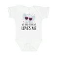 thumbnail image 1 of Inktastic Elephant My Great Aunt Loves Me Boys or Girls Baby Bodysuit, 1 of 5