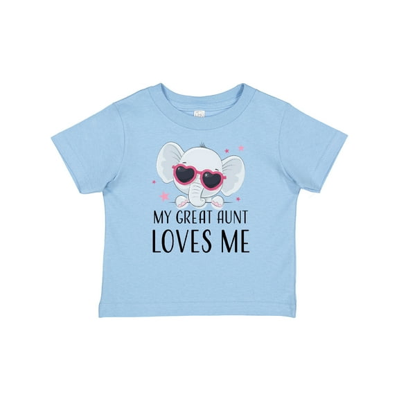 Inktastic Elephant My Great Aunt Loves Me Boys or Girls Baby T-Shirt