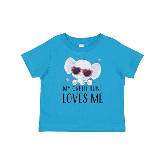 Inktastic Elephant My Great Aunt Loves Me Boys or Girls Baby T-Shirt