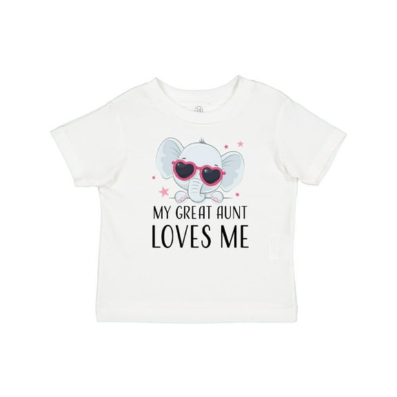 Inktastic Elephant My Great Aunt Loves Me Boys or Girls Baby T-Shirt