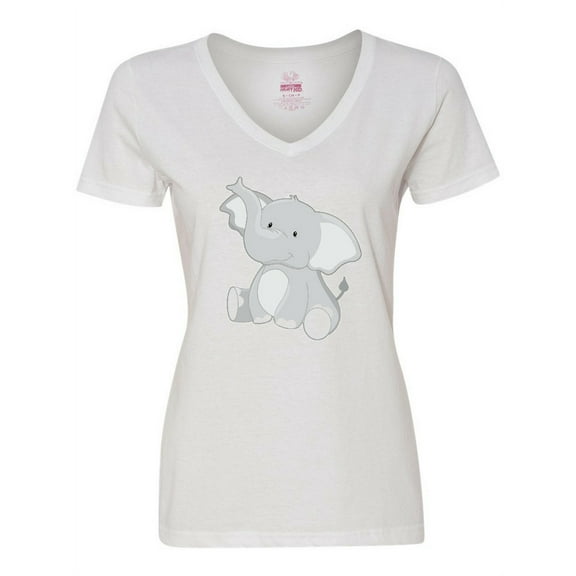 Inktastic Elephant Women's V-Neck T-Shirt