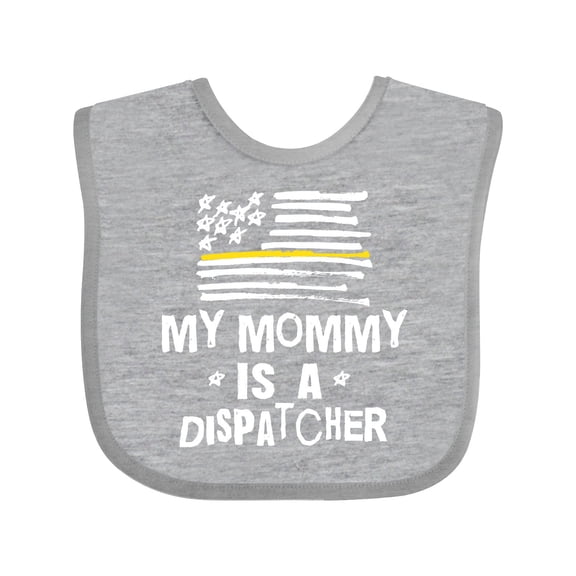 Inktastic Emergency Dispatcher Mommy Boys or Girls Baby Bib