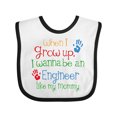 thumbnail image 1 of Inktastic Engineer Like Mommy Boys or Girls Baby Bib, 1 of 4