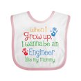 thumbnail image 1 of Inktastic Engineer Like Mommy Boys or Girls Baby Bib, 1 of 4