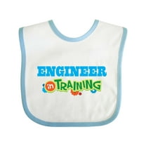 Inktastic Engineer in Training Boys or Girls Baby Bib