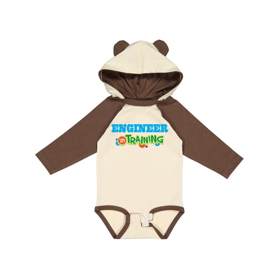 Inktastic Engineer in Training Boys or Girls Long Sleeve Baby Bodysuit