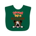thumbnail image 1 of Inktastic English Bulldog Dog Girls Baby Bib, 1 of 4