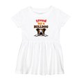 thumbnail image 1 of Inktastic English Bulldog Dog Girls Baby Dress, 1 of 5