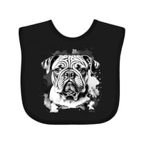 Inktastic English Bulldog Dog Lover Boys or Girls Baby Bib
