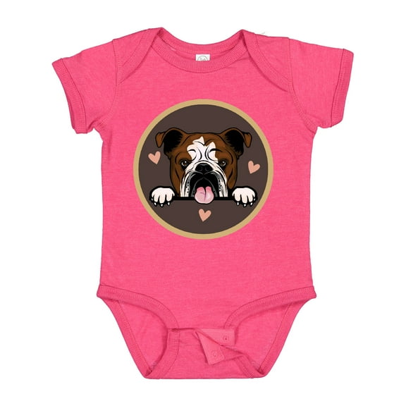 Inktastic English Bulldog Gift for Dog Lover Girls Baby Bodysuit