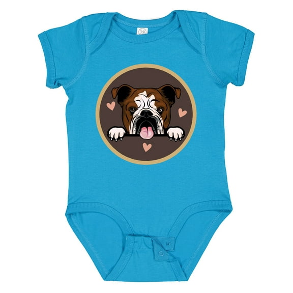 Inktastic English Bulldog Gift for Dog Lover Girls Baby Bodysuit