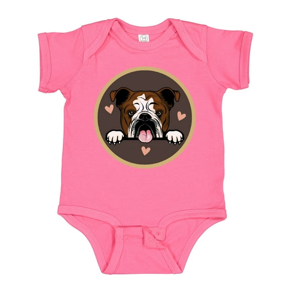 Inktastic English Bulldog Gift for Dog Lover Girls Baby Bodysuit