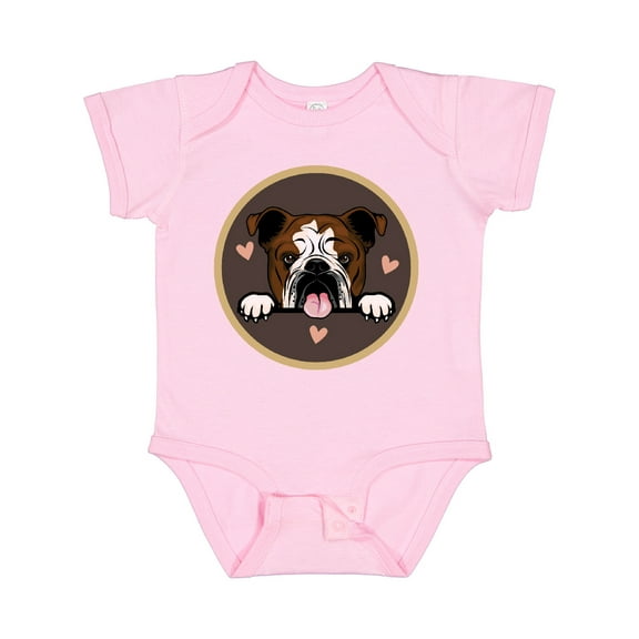 Inktastic English Bulldog Gift for Dog Lover Girls Baby Bodysuit