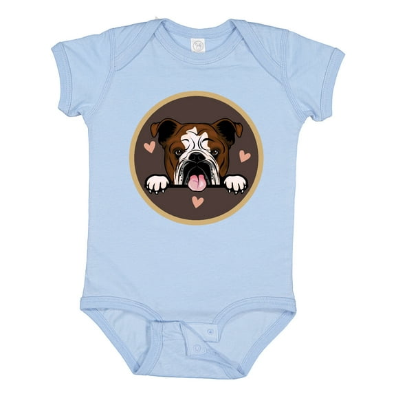 Inktastic English Bulldog Gift for Dog Lover Girls Baby Bodysuit