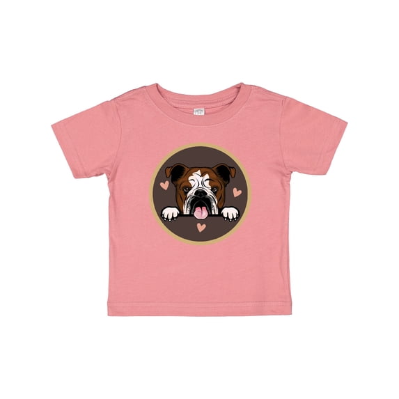 Inktastic English Bulldog Gift for Dog Lover Girls Baby T-Shirt