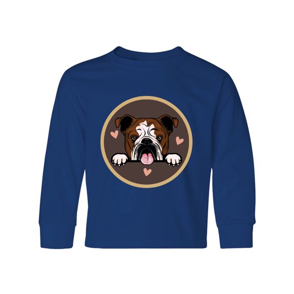Inktastic English Bulldog Gift for Dog Lover Long Sleeve Youth T-Shirt