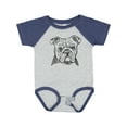 thumbnail image 1 of Inktastic English Bulldog Sketch Portrait Boys or Girls Baby Bodysuit, 1 of 5