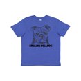 thumbnail image 1 of Inktastic English Bulldog Sketch Portrait with Dog Breed Name Youth T-Shirt, 1 of 5