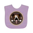 thumbnail image 1 of Inktastic English Bulldog for Dog Lover Girls Baby Bib, 1 of 4