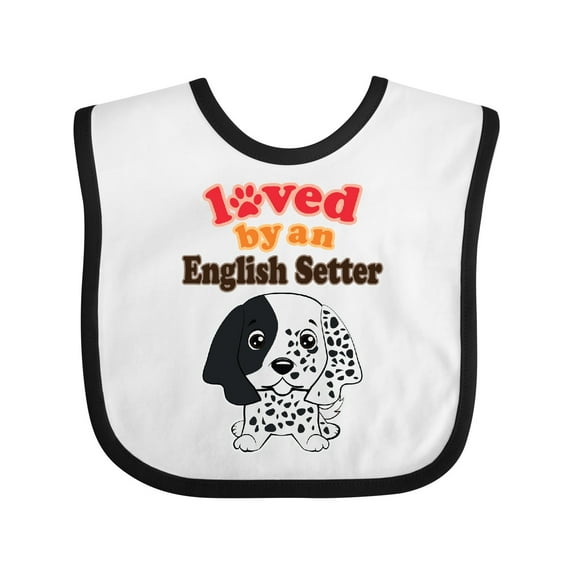 Inktastic English Setter Dog Boys or Girls Baby Bib