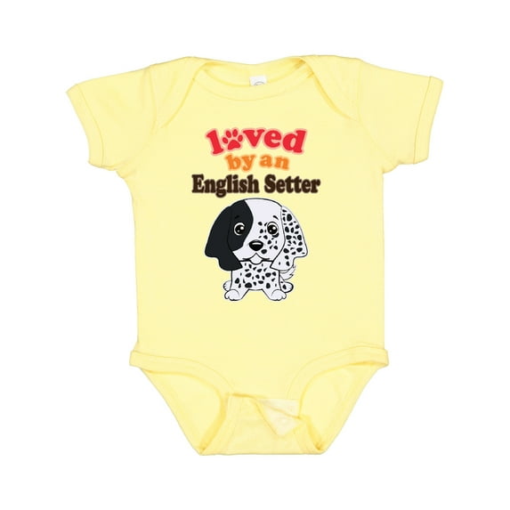 Inktastic English Setter Dog Gift Boys or Girls Baby Bodysuit