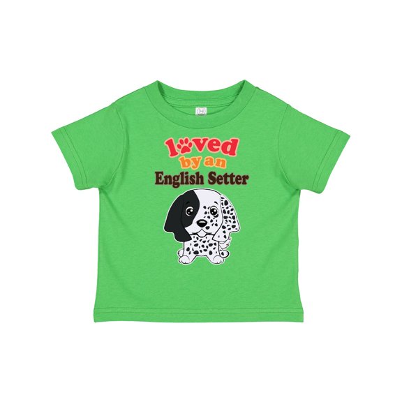 Inktastic English Setter Dog Gift Boys or Girls Toddler T-Shirt