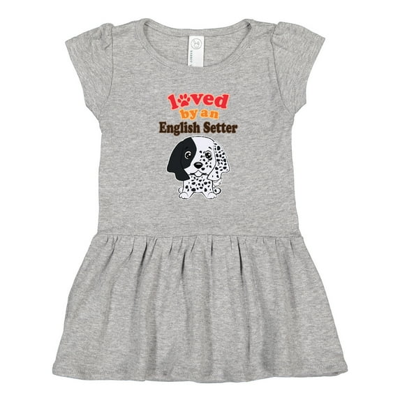 Inktastic English Setter Dog Gift Girls Toddler Dress
