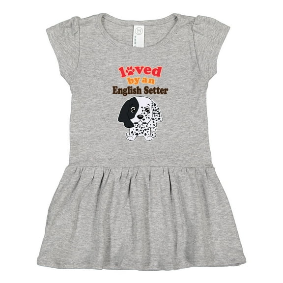 Inktastic English Setter Dog Gift Girls Toddler Dress