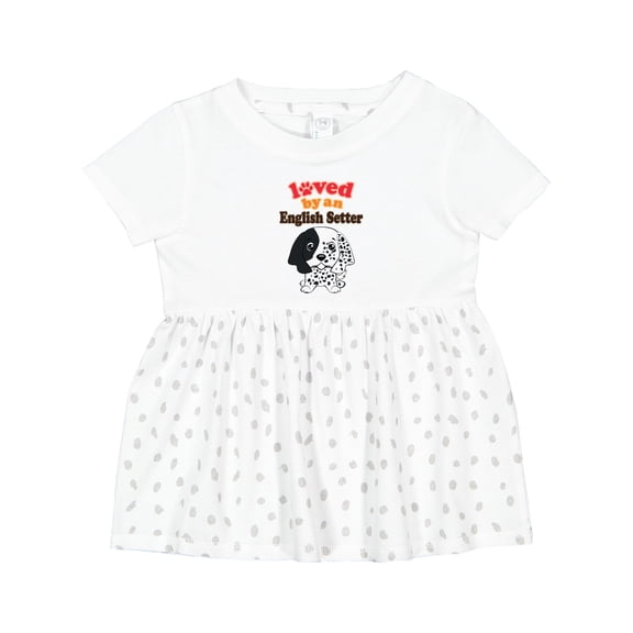 Inktastic English Setter Dog Girls Baby Dress