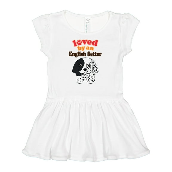 Inktastic English Setter Dog Girls Baby Dress