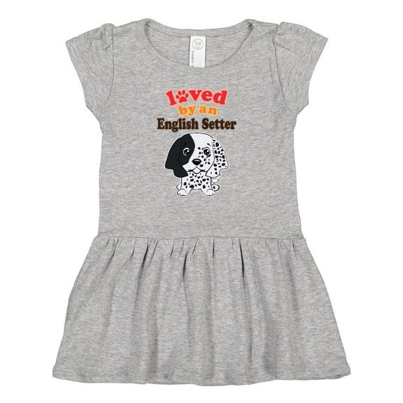 Inktastic English Setter Dog Girls Baby Dress