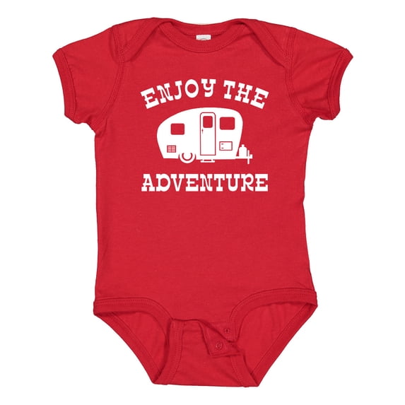 Inktastic Enjoy The Adventure RV Boys or Girls Baby Bodysuit