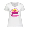 thumbnail image 1 of Inktastic Enjoy The Sunshine Bahamas Summer Paradise Women's Plus Size T-Shirt, 1 of 5