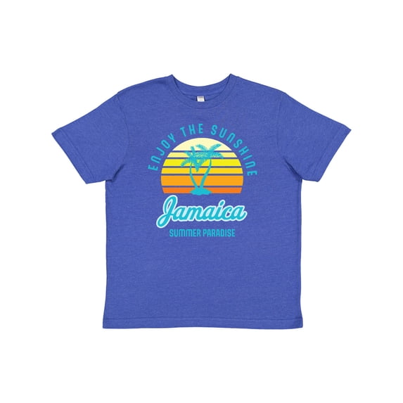 Inktastic Enjoy The Sunshine Jamaica Summer Paradise Youth T-Shirt