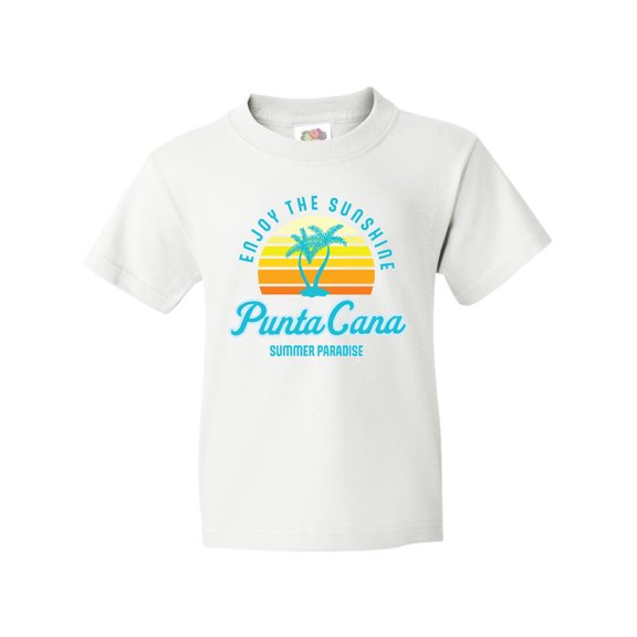 Inktastic Enjoy The Sunshine Punta Cana Summer Paradise Youth T-Shirt